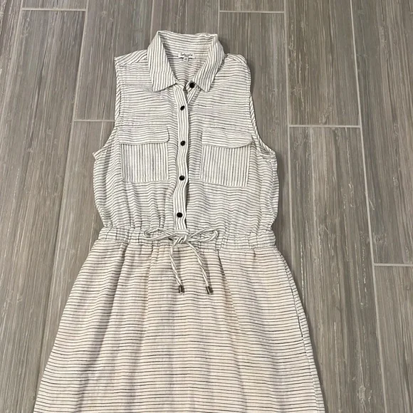 Splendid sleeveless stripe shirt dress, size Small - Picture 2 of 7